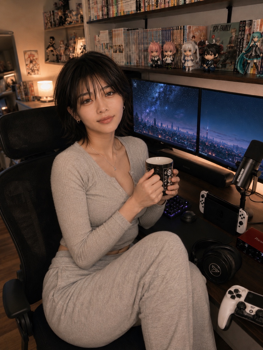 Sound & Stayを運営するりさのデスク周りプロフィール写真